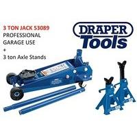 3 tonne blue hd trolley jack