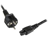 3 Slot Power Cord - Eu Mains To - Iec320 C5 Power Cord - 0.75mm² Uk