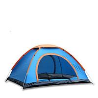 3-4 persons Tent Single Automatic Tent One Room Camping Tent 1000-1500 mm Fiberglass OxfordMoistureproof/Moisture Permeability Waterproof