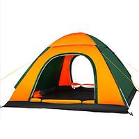 3-4 persons Tent Triple Automatic Tent One Room Camping Tent 1500-2000 mmMoistureproof/Moisture Permeability Well-ventilated Waterproof