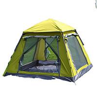 3-4 persons Tent Single Automatic Tent One Room Camping Tent 1500-2000 mm Fiberglass OxfordMoistureproof/Moisture Permeability Waterproof