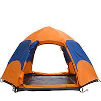 3-4 persons Tent Double Automatic Tent One Room Camping Tent 2000-3000 mm Fiberglass OxfordMoistureproof/Moisture Permeability Waterproof