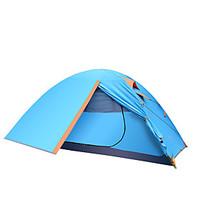 3-4 persons Tent Double Fold Tent One Room Camping Tent >3000mm Aluminium OxfordMoistureproof/Moisture Permeability Waterproof