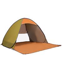 3-4 persons Tent Single Automatic Tent One Room Camping Tent Fiberglass Portable-Camping Traveling
