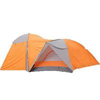 3-4 persons Tent Double Fold Tent Two Rooms Camping Tent 2000-3000 mm Oxford Fiberglass Waterproof Portable-Hiking Camping