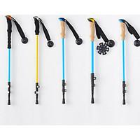 3 Nordic Walking Poles 1 pcs 135cm (53 Inches) Damping Foldable Light Weight Adjustable Fit Carbon FiberCamping Hiking Traveling