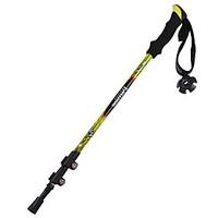 3 Nordic Walking Poles 1 pcs 125cm (49 Inches) Damping Foldable Light Weight Adjustable Fit Aluminum Alloy 7075Camping Hiking Traveling