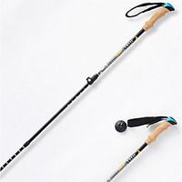 3 Nordic Walking Poles 1 pcs 135cm (53 Inches) Damping Foldable Light Weight Adjustable Fit Aluminum Alloy 7075Camping Hiking Traveling