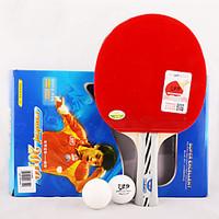 3 Stars Ping Pang/Table Tennis Rackets Ping Pang Wood Short Handle Pimples
