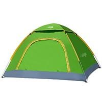 3-4 persons Tent Single One Room Camping TentCamping Traveling-Green