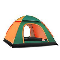 3-4 persons Tent Single Automatic Tent One Room Camping Tent 1500-2000 mm Fiberglass OxfordMoistureproof/Moisture Permeability Waterproof