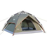 3-4 persons Tent Double Automatic Tent One Room Camping Tent 2000-3000 mm Oxford Waterproof-Camping
