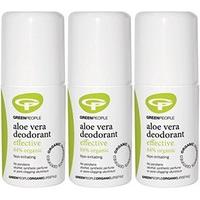 (3 PACK) - Green People - Aloe Vera Deodorant | 75ml | 3 PACK BUNDLE