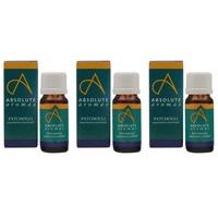 (3 PACK) - Absolute Aromas - Patchouli Oil | 10ml | 3 PACK BUNDLE