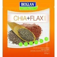 (3 PACK) - Bioglan - Superfoods Chia & Flax seeds | 200g | 3 PACK BUNDLE