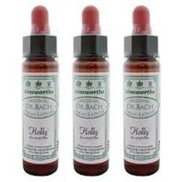 3 pack dr bach holly bach flower remedy 10ml 3 pack bundle