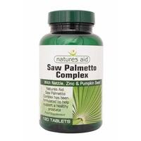3 pack natures aid saw palmetto complex for men na 121130 120s 3 p