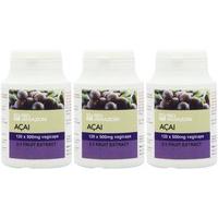 3 pack rio trading acai 500mg 21 extract vegicaps 120s 3 pack super sa ...