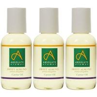 3 pack absolute aromas almond sweet oil 150ml 3 pack bundle