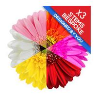3 Classic Bespoke Gerberas