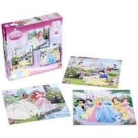 3 Disney Princess Jigsaw Puzzles (4-16 Pieces)