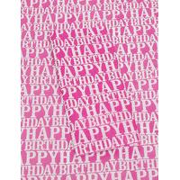 3 pink birthday tissue paper