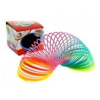 3 magic colourful rainbow spring slinky gadget gift toy new in printed ...