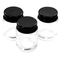 3 Pack Of 3 4oz Jars With Screw-on Metal Lids For Spraycraft Sp50