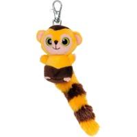 3 yellow yoohoo friends roodee capuchin monkey mini key clip