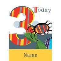3 Spider | Birthday Card | BO100...