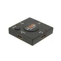 3 port hdmi switch switcher splitter fo hdtv 1080p 3in1