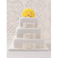 3 Tier Elegant Sponge Wedding Cake