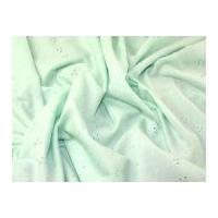 3 Hole Broderie Anglaise Dress Fabric Mint Green