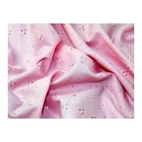 3 Hole Broderie Anglaise Dress Fabric Pink