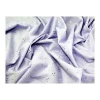 3 hole broderie anglaise dress fabric lilac