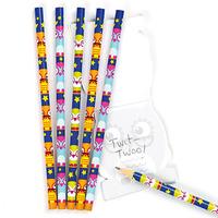 3 little owls pencils pack of 6