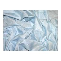 3 hole broderie anglaise dress fabric blue