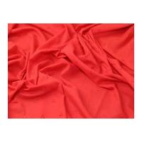 3 Hole Broderie Anglaise Polycotton Dress Fabric Red