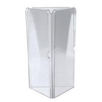 3 sided triangular menu holder tmha4