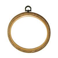 3 inch flexible wood grain embroidery hoop