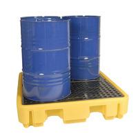 3 Drum Spill Pallet Yellow 288 litre capacity