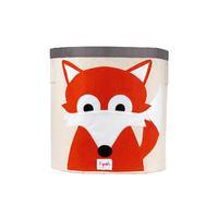 3 Sprouts Orange Fox Storage Bin