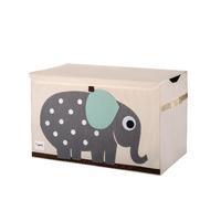 3 Sprouts Grey Elephant Toy Storage