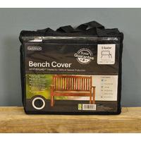 3 Seater 1.5m Bench Cover (Premium) in Black by Gardman