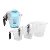 3 Piece Microwave Dishwasher Safe Measuring Jug Set