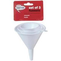 3 Piece Unbreakable Funnel Set