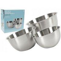 3 Piece Stainless Steel Mixing Bowl Set