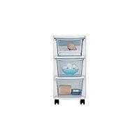 3 Drawer Slim Storage Unit - White