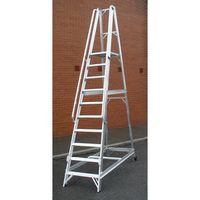 3 TREAD ALUMINUM WAREHOUSE STEP