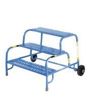 3 TREAD MOBILE STEP - NO HANDRAIL - MESH TREAD